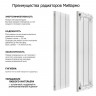 Алюминиевый секционный радиатор отопления A3.2000