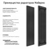 Алюминиевый секционный радиатор отопления A3.2500