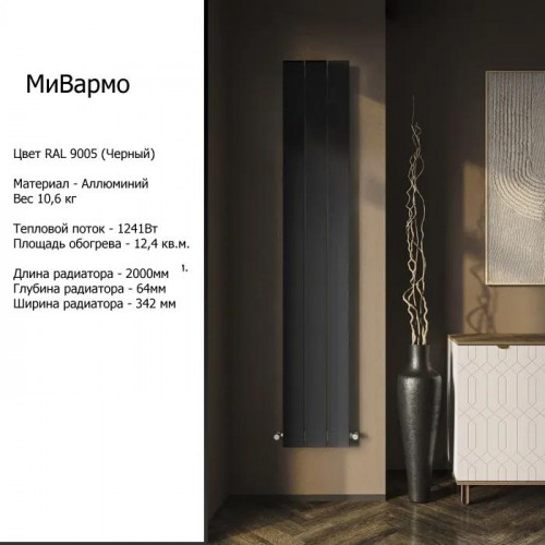 Алюминиевый секционный радиатор отопления A3.2500